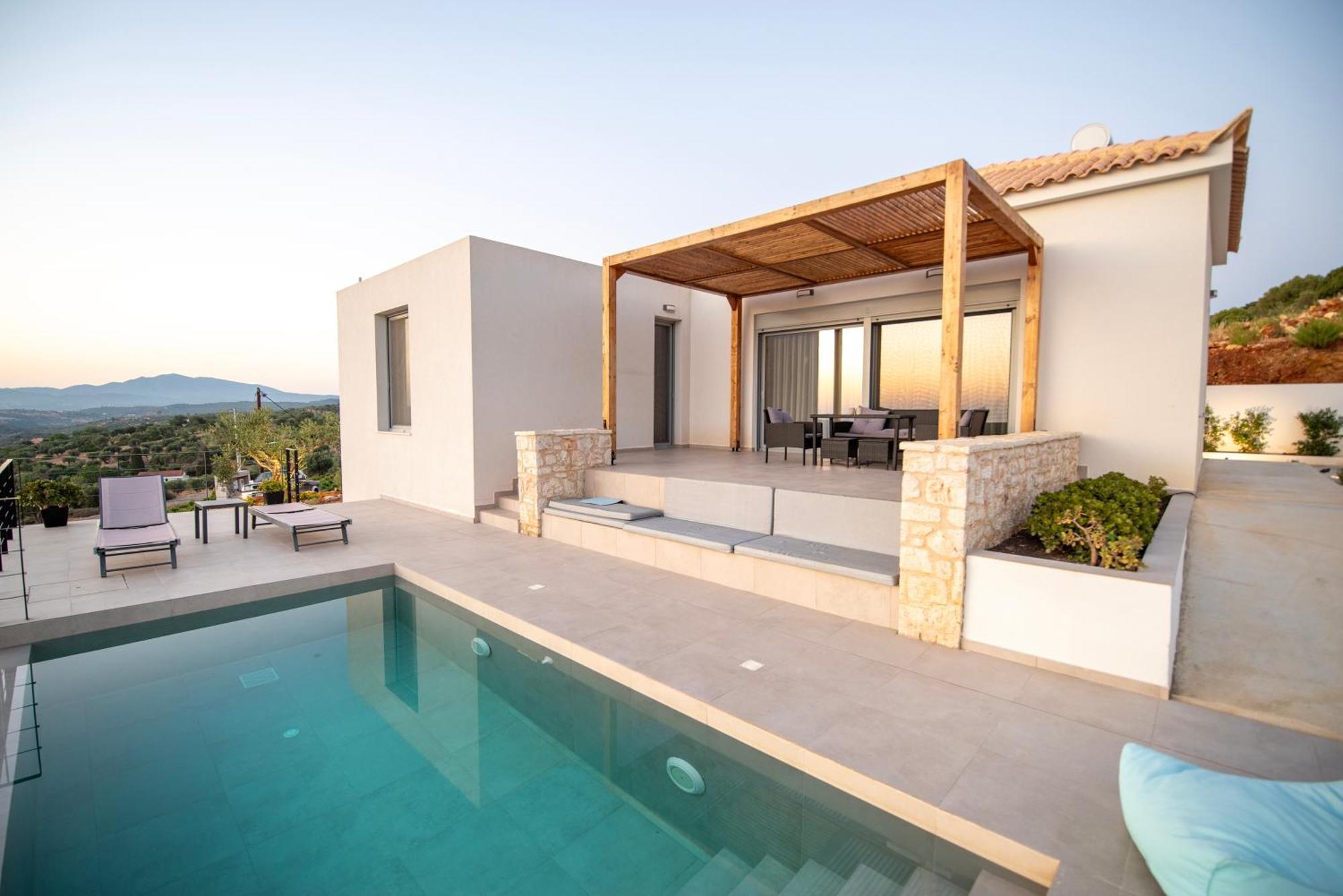 Sunset Luxury Villa Akritokhórion エクステリア 写真